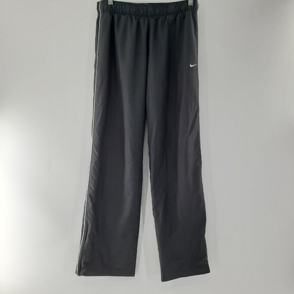 Nike Black Woman's Track Pants M 100% Polyester‎ - Picture 1 of 7